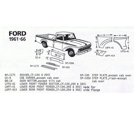 1955 f100 sheet metal|vintage Ford truck sheet metal.